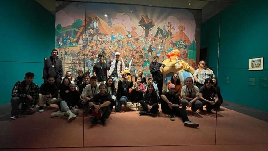 L’alumnat de La Gaspar d’Igualada visita les exposicions de CaixaForum a Barcelona