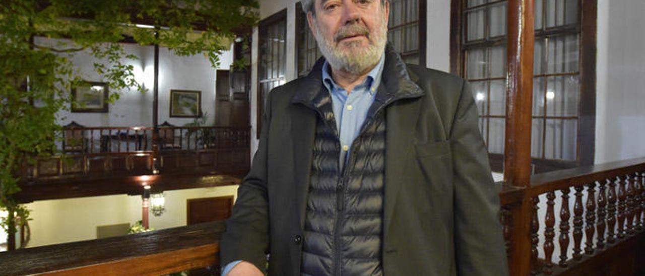 José Ignacio Cestau Benito, ayer en el Colegio de Abogados.