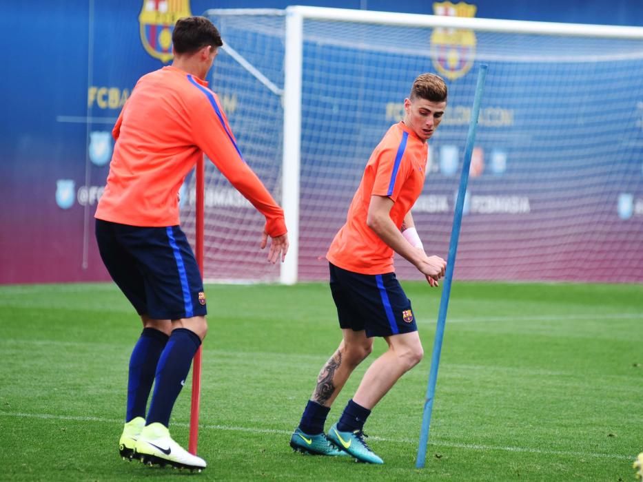 Entrenament del Barça juvenil