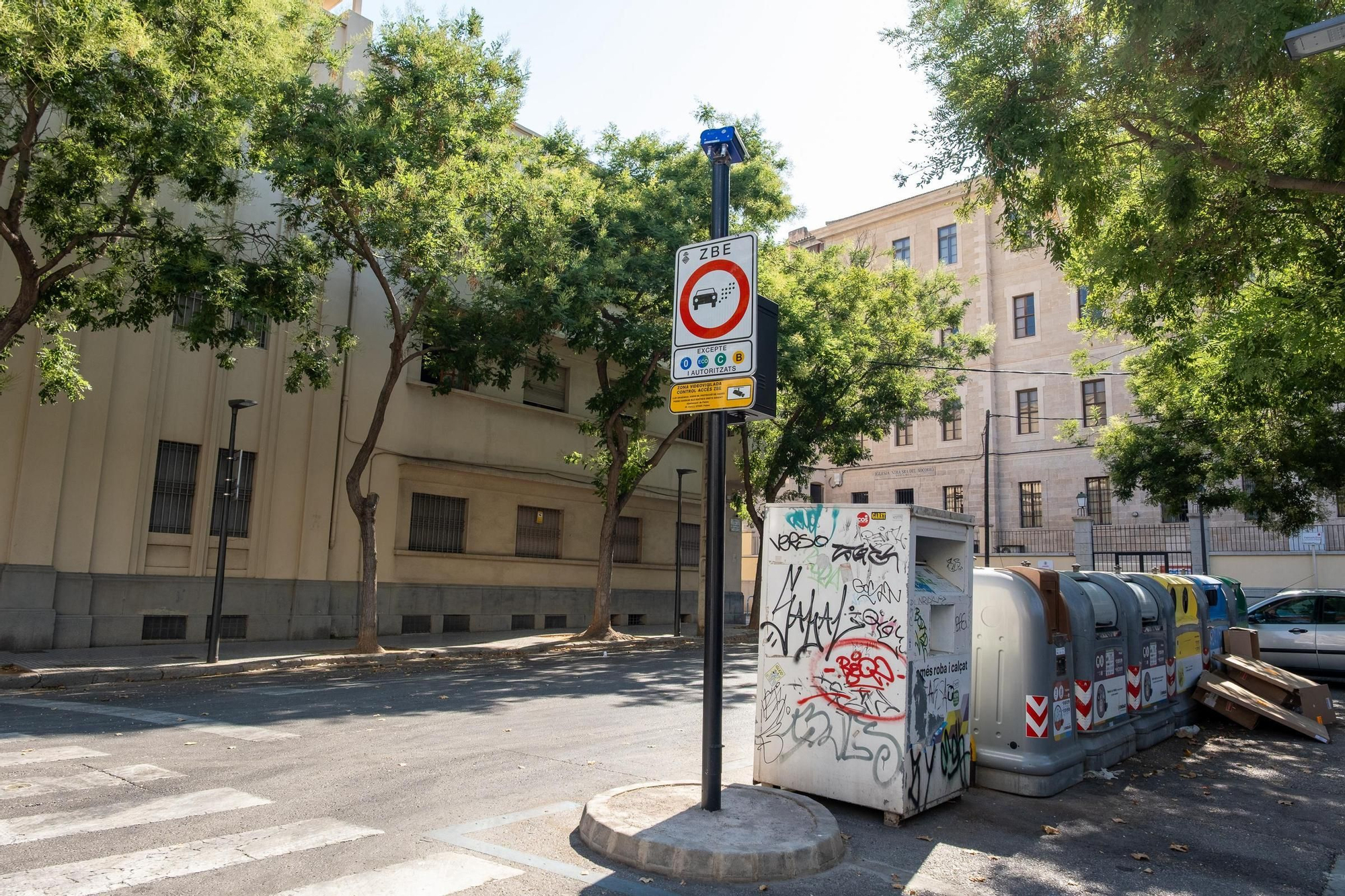 El primer día de la zona de bajas emisiones en algunas calles de Palma