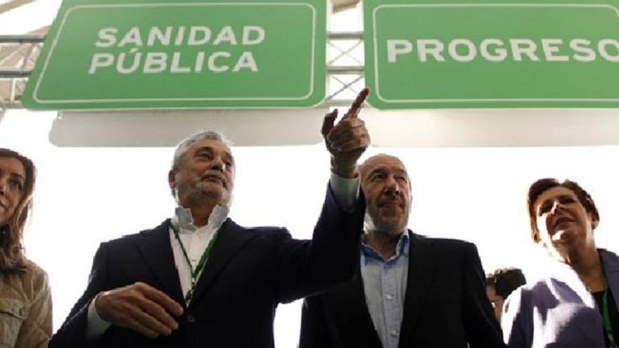 Rubalcaba califica de &quot;campaña repugnante&quot; el ataque del PP a los sindicatos