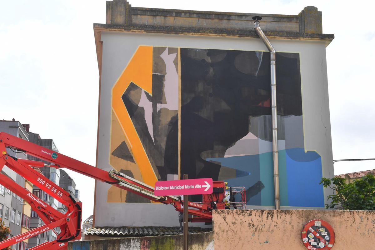Los nuevos murales de Istmo en A Coruña Los nuevos murales de Istmo en A Coruña