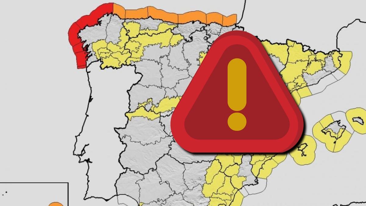Alertas de AEMET en España