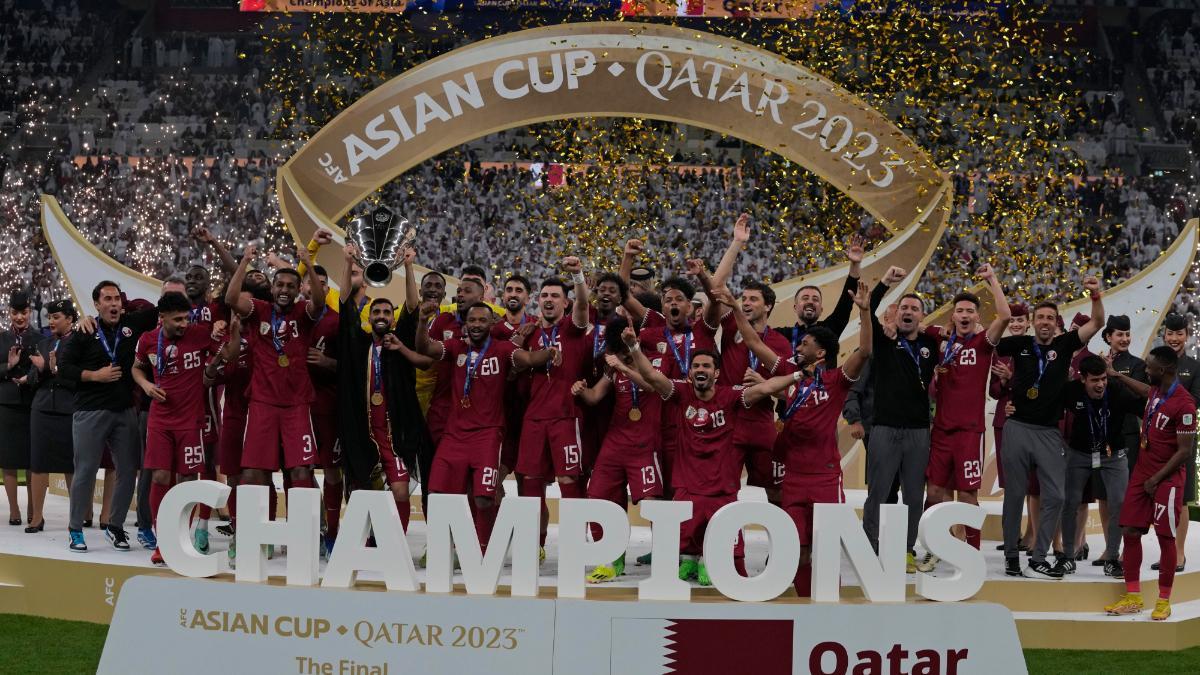 Qatar celebra el título de la Copa de Asia