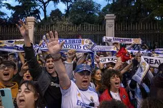 Cibeles celebra la 36ª Liga del Real Madrid, en imágenes