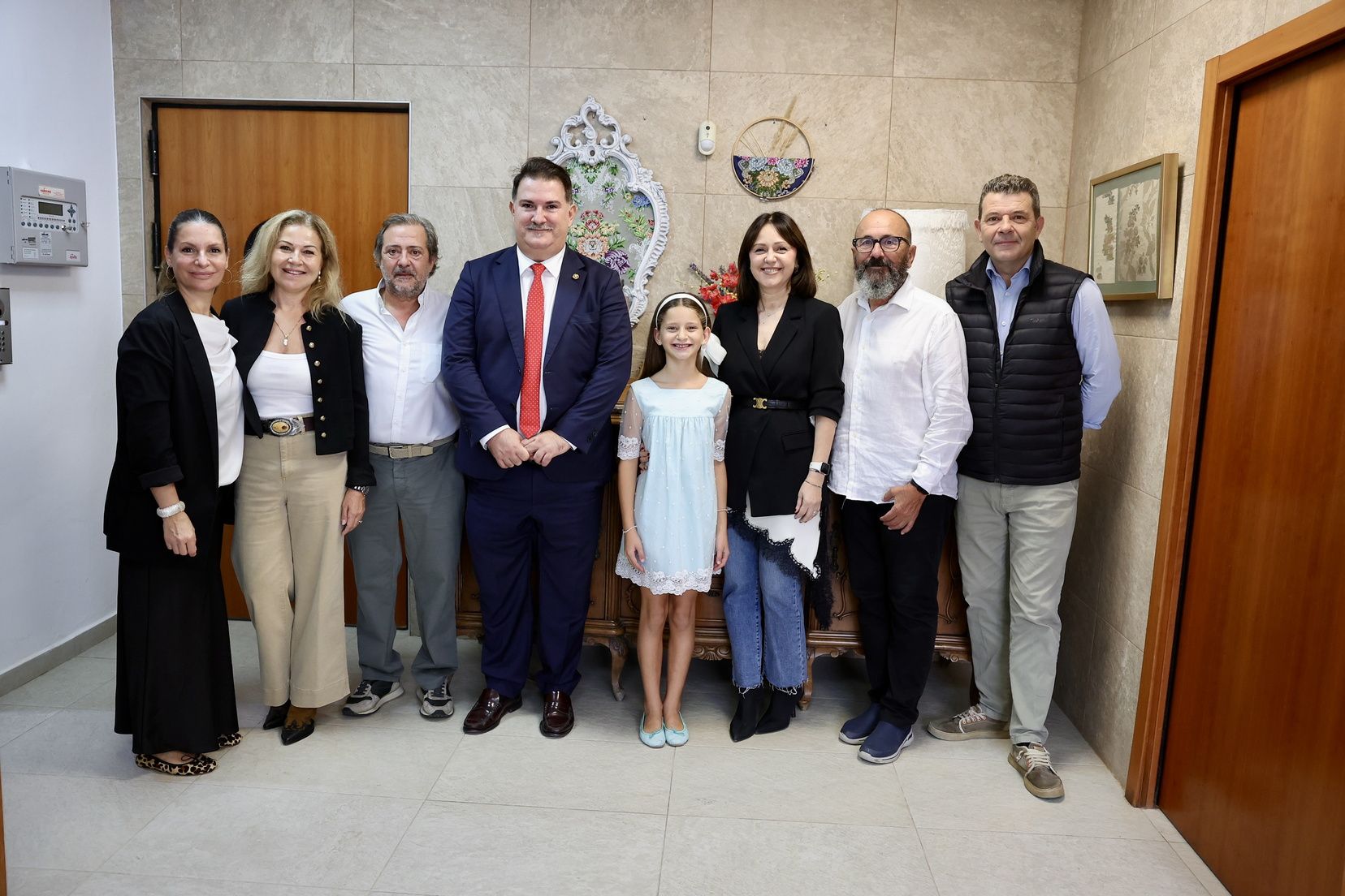 Carmen y Marta eligen sus espolines "Fallera Mayor de València"