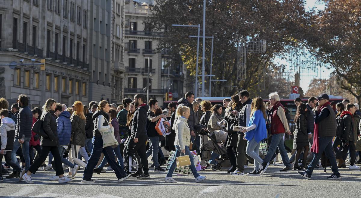 El comercio de Barcelona con rebajas adelantadas