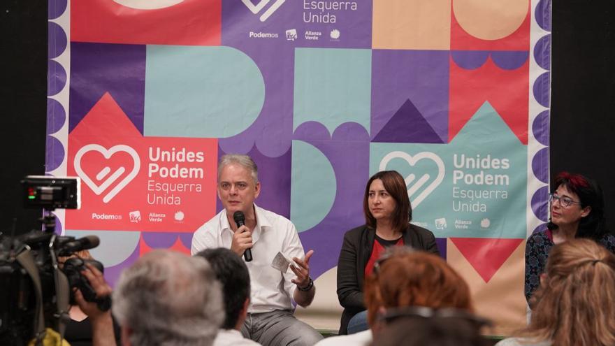 Desembarco de líderes de Podemos para apuntalar a Unides-Podem