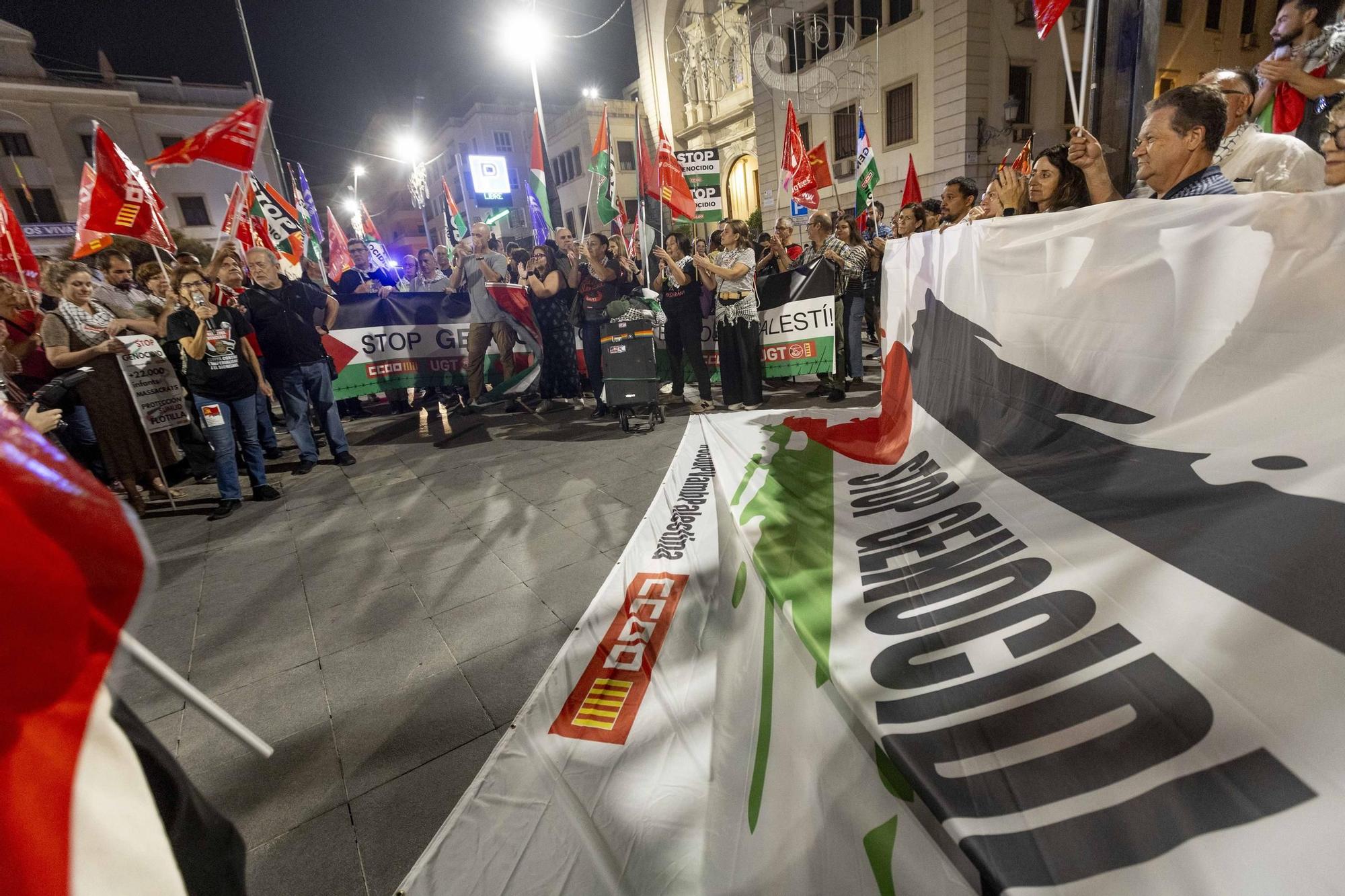 Alicante alza la voz por Palestina en una jornada de movilizaciones