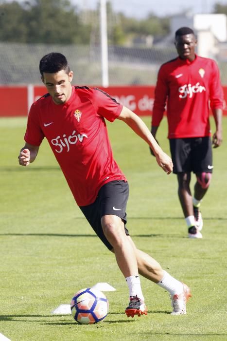 Entrenamiento del Sporting de Gijón