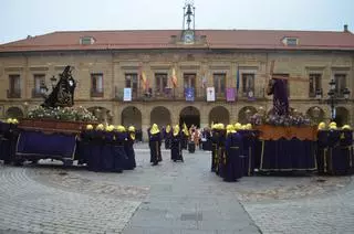 Semana Santa Benavente 2024: Así ha sido la Procesión del Encuentro de la Dolorosa y el Nazareno