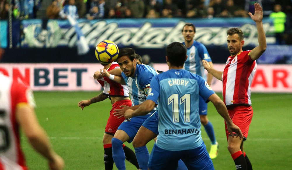 Les millors imatges del Màlaga - Girona (0-0)