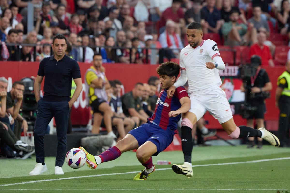 Sevilla FC - FC Barcelona, el partido de la jornada 38 de LaLiga EA Sports, en imágenes.