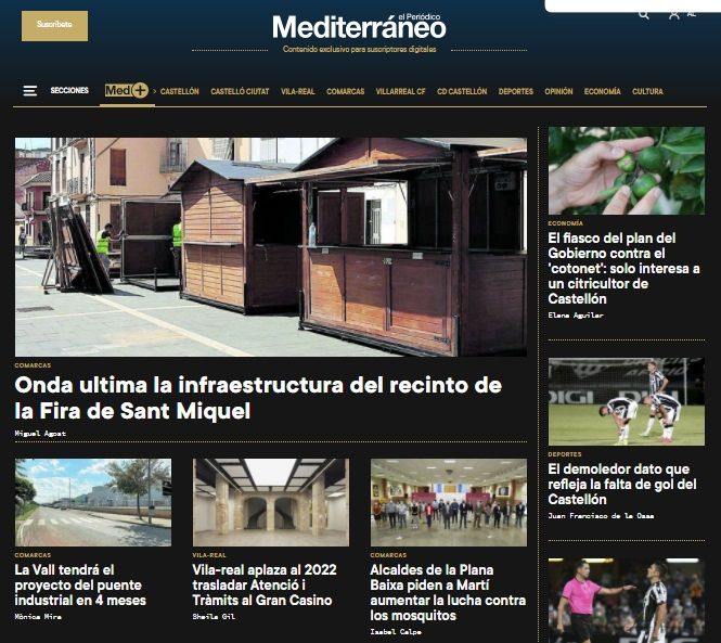 Una nueva experiencia de navegación y en gran formato digital donde podrán leer los contenidos más exclusivos