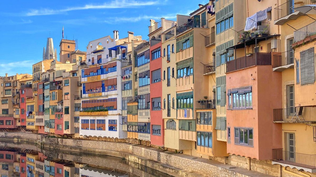 Les cases de l'Onyar, al Barri Vell de Girona.