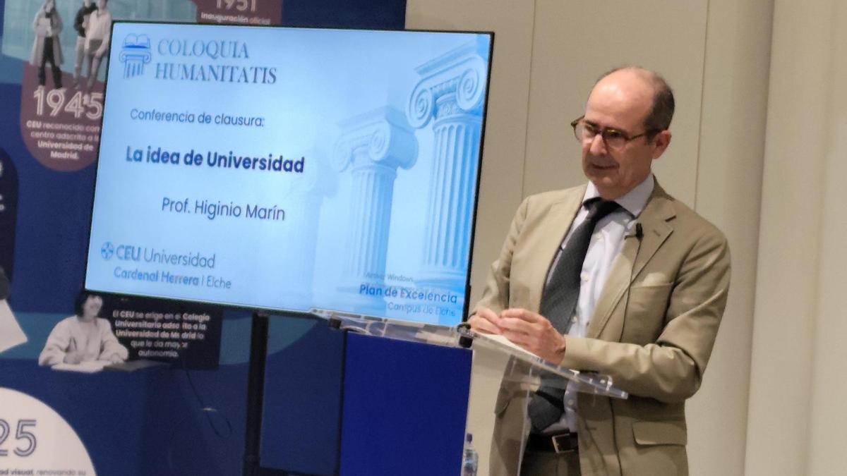 Higinio Marín Pedreño, rector de la CEU UCH