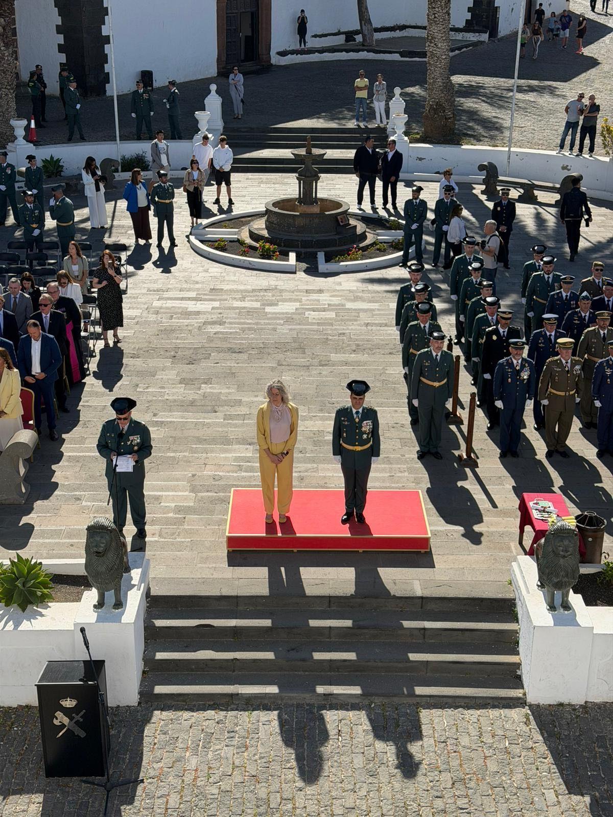 La Guardia Civil conmemora su aniversario en Teguise con desfiles y exhibiciones