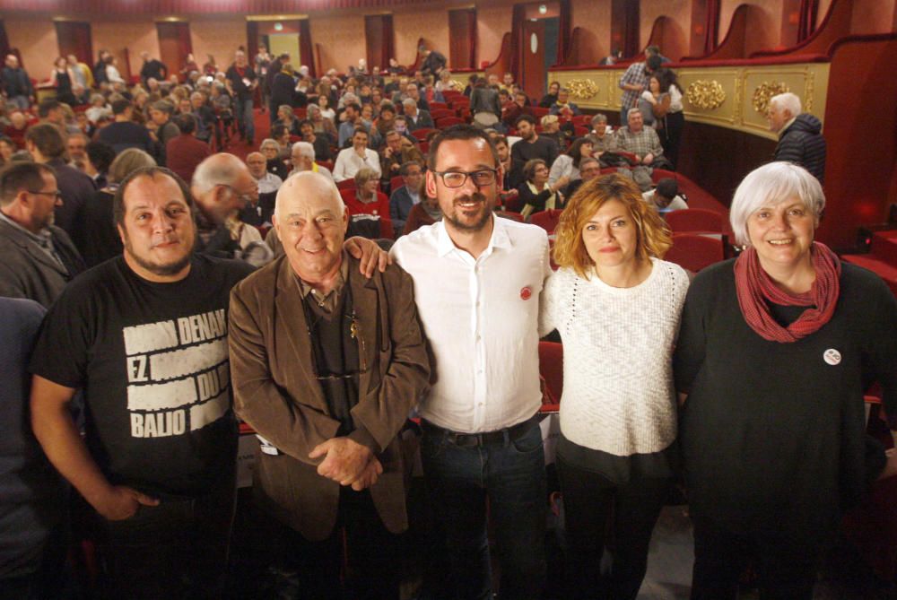 Acte de Guanyem Girona al Teatre Municipal de Girona