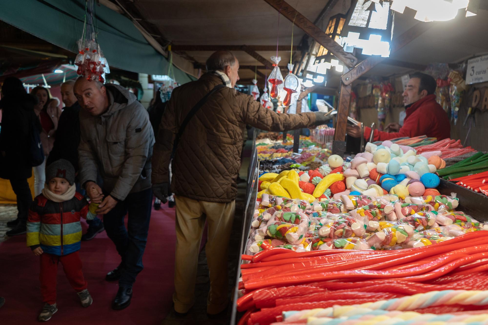 El mercado de Navidad de Zamora, en imágenes