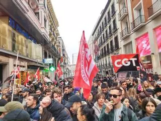 Dependientes de Inditex se manifiestan en Madrid por una subida salarial