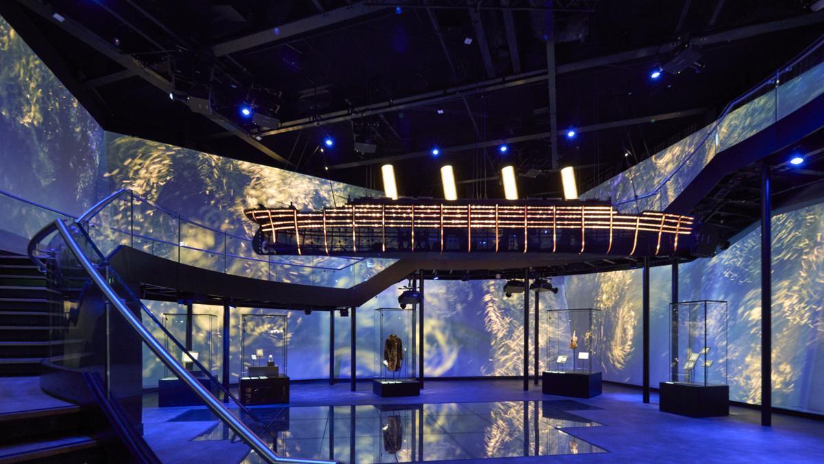 Interior del museo interactivo del Titanic