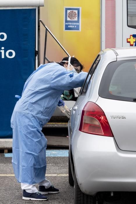 Los profesionales sanitarios se hacen el test