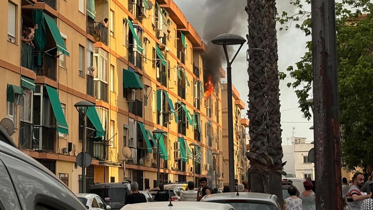 Incencio en un piso en Paterna