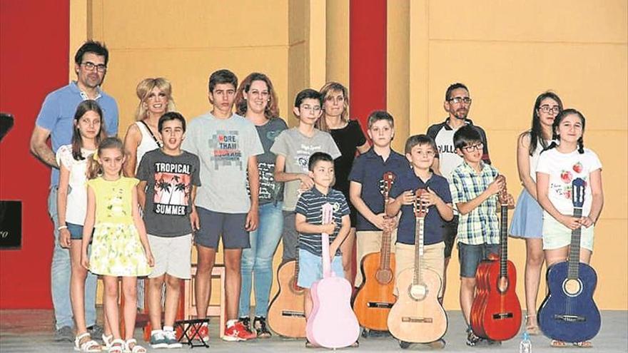 audición de los alumnos de la escuela municipal de música de villafranca