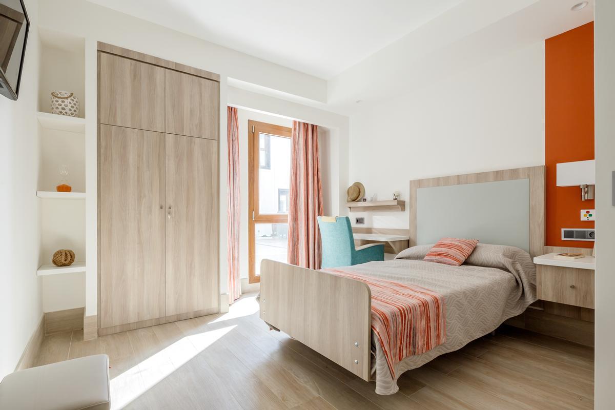 Los usuarios disponen de habitaciones cómodas y adaptadas a sus necesidades.