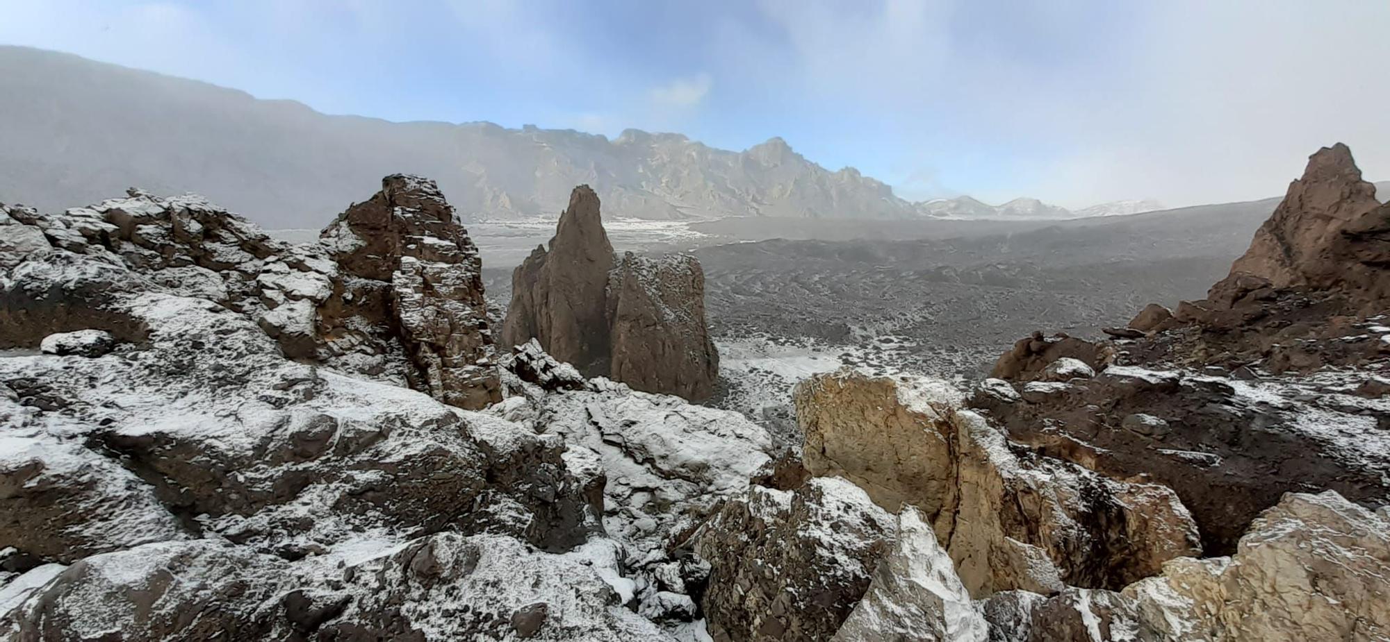 Las imágenes de la nevada en Tenerife