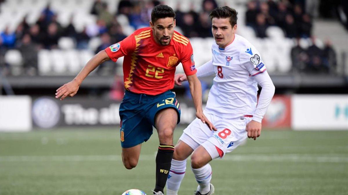 Jesús Navas colaboró con un gol a la victoria de España ante las Islas Feroe