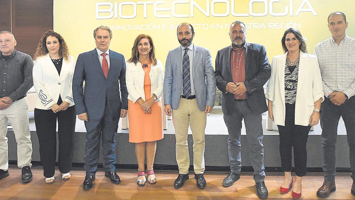 La jornada sobre biotecnología se celebró este viernes en el Hotel Nelva de Murcia.