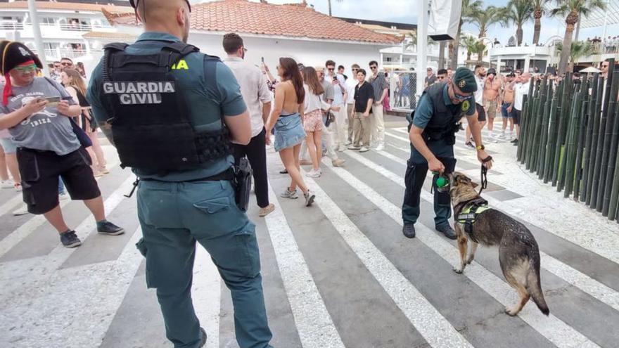 Controles en discotecas de Ibiza