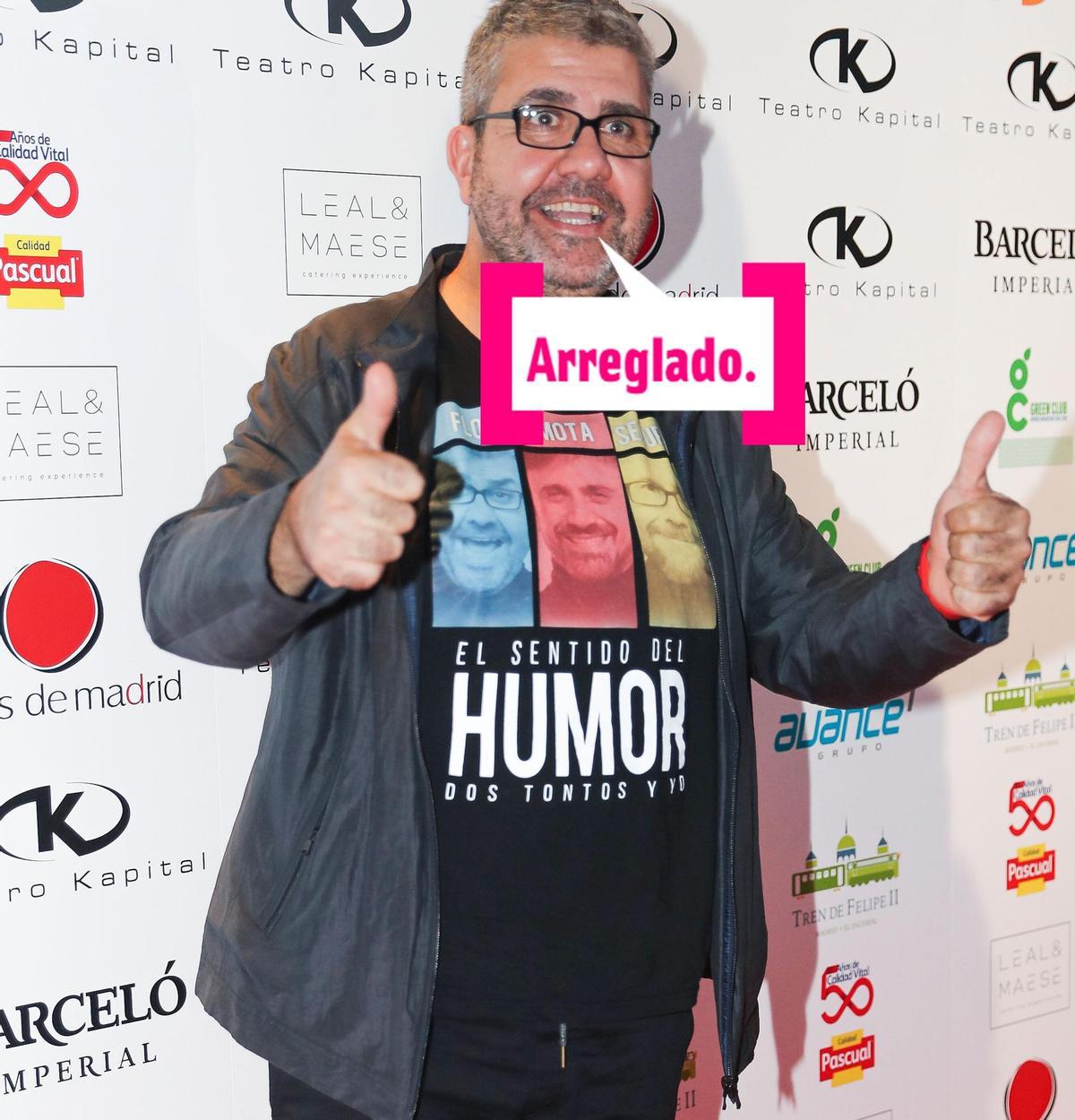 Florentino Fernández en los premios 'Kapital del humor 2019'
