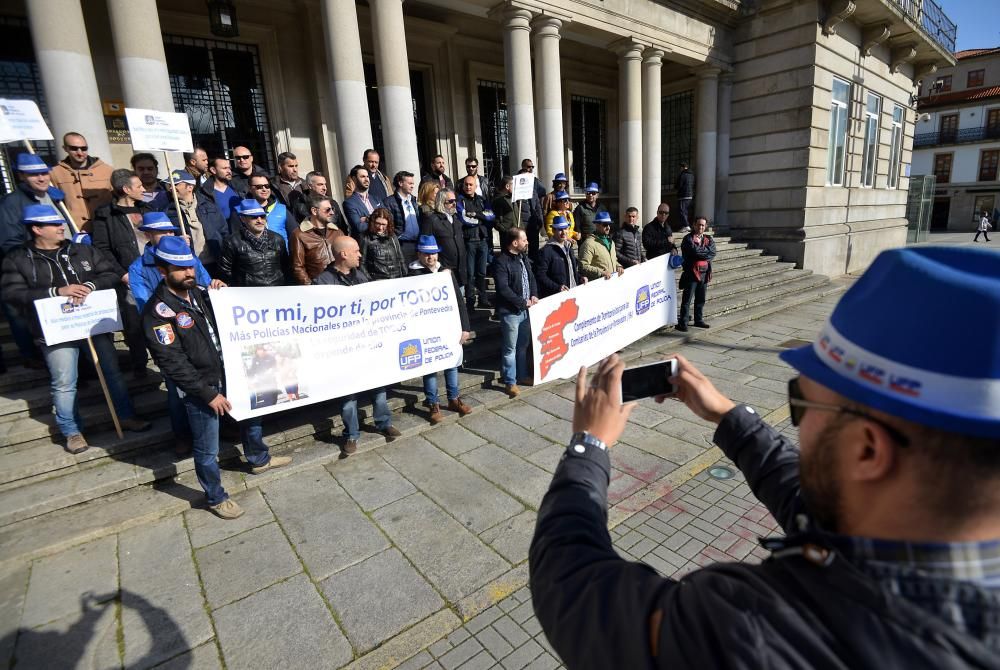 La Policía Nacional pide más medios en Pontevedra