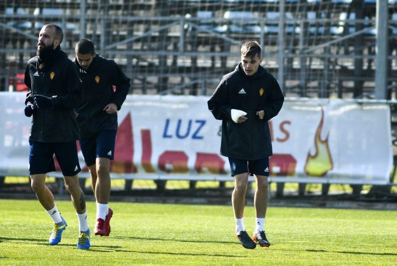 Entrenamiento del Real Zaragoza 24/2/2018