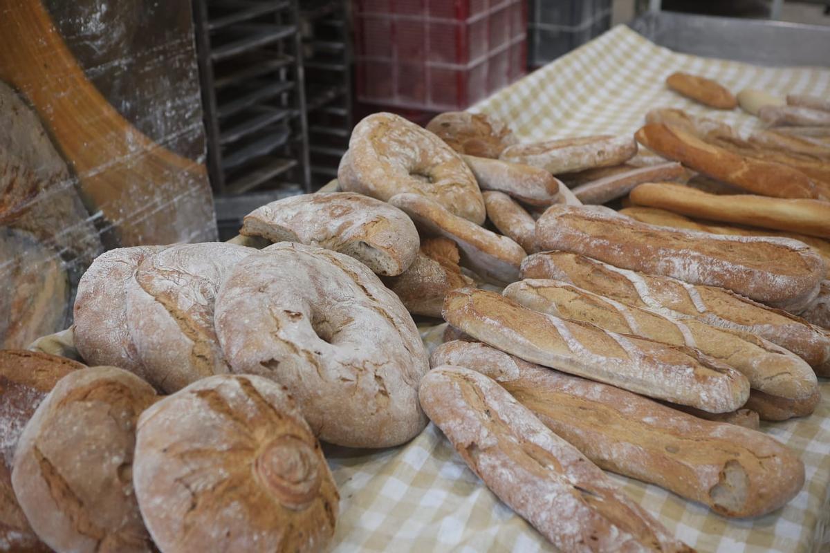 Vista de algunos de sus panes.