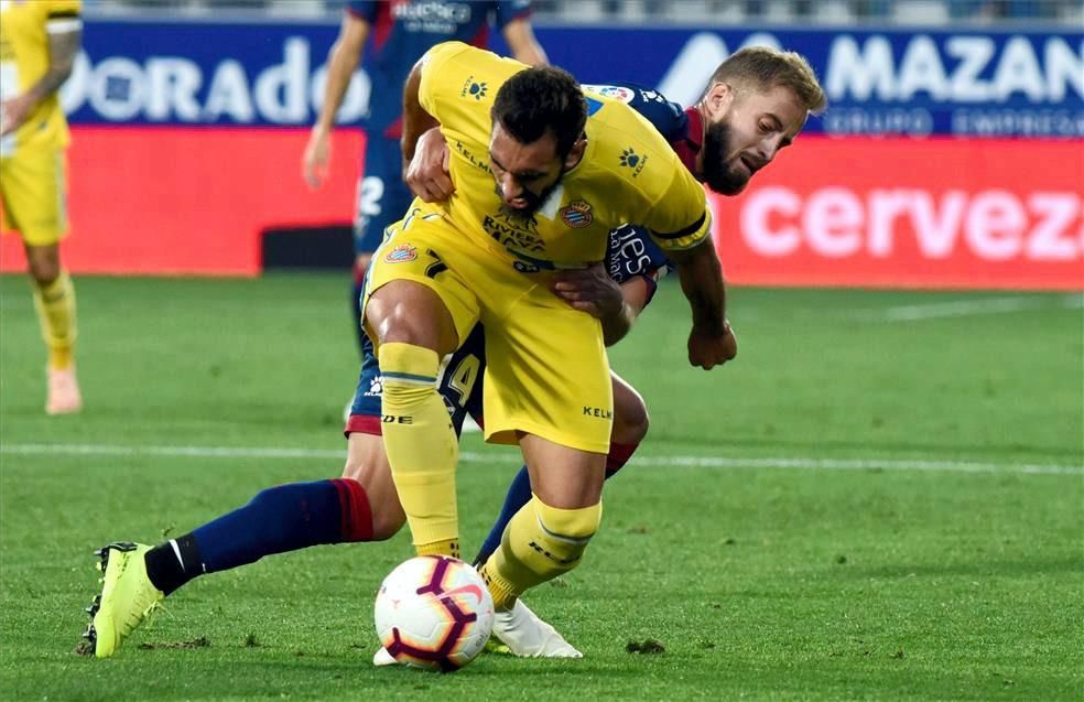 El SD Huesca contra el Espanyol