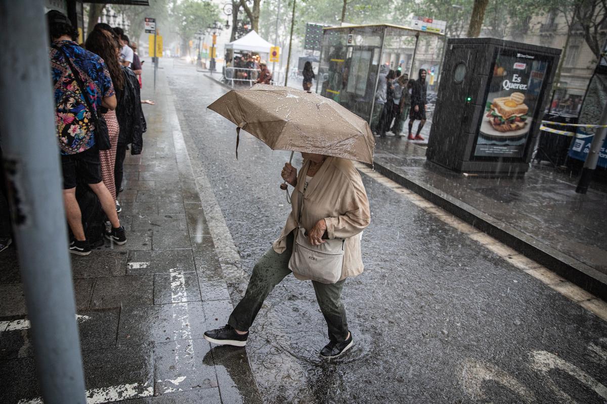 Catalunya rebrà avui les primeres tempestes de la setmana