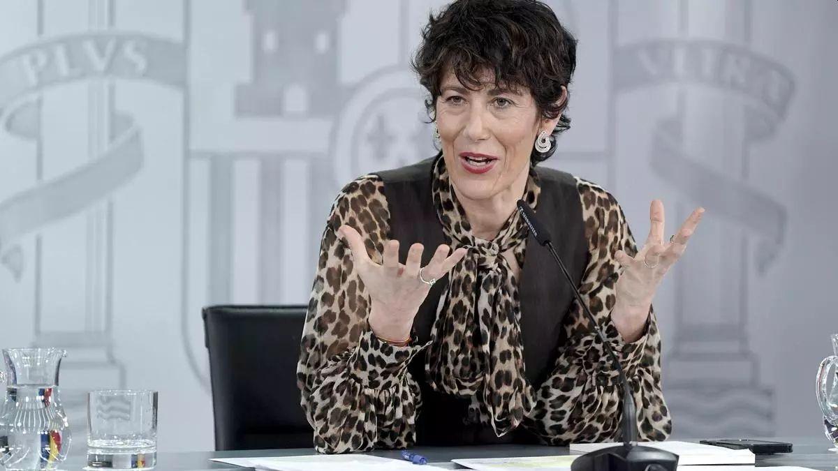 Elma Saiz, ministra de Inclusión, Seguridad Social y Migraciones.