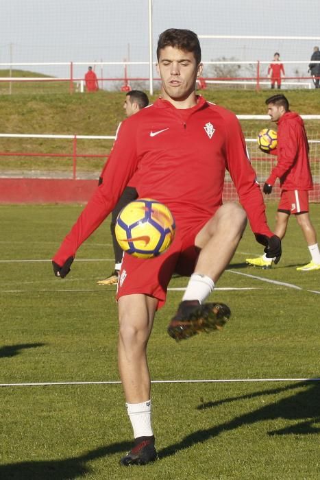 Entrenamiento del Sporting