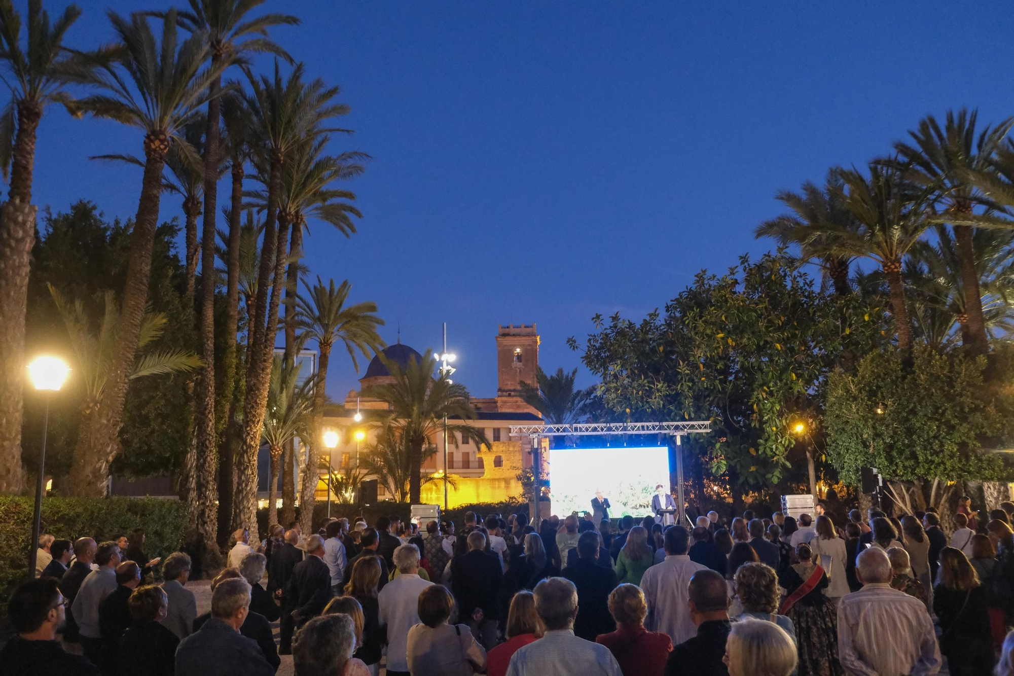 Así ha sido el acto de presentación del Hort del Xocolater de Elche como espacio público