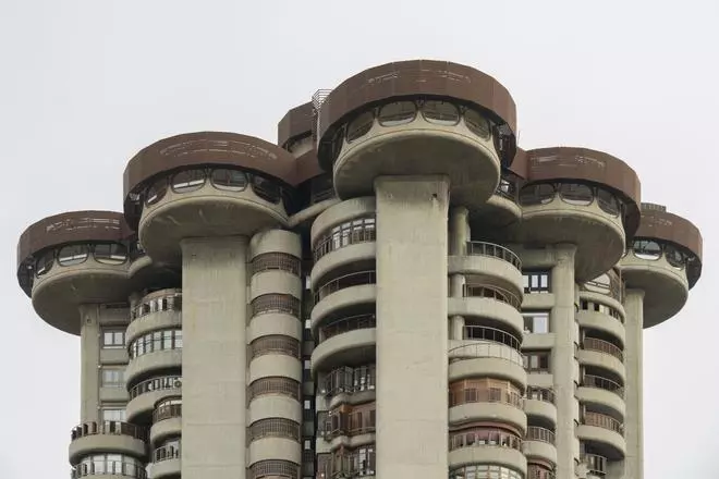 Edificios brutalistas en Madrid