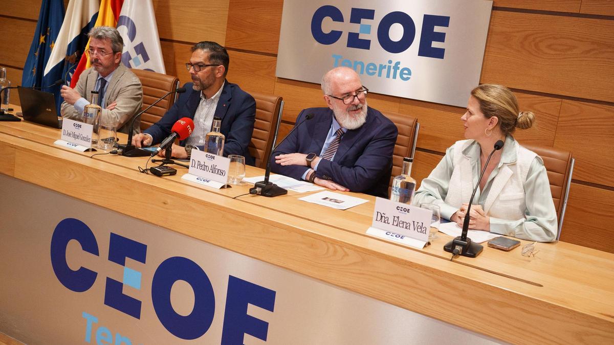 Presentación del Informe de Coyuntura Económica de CEOE-Tenerife.
