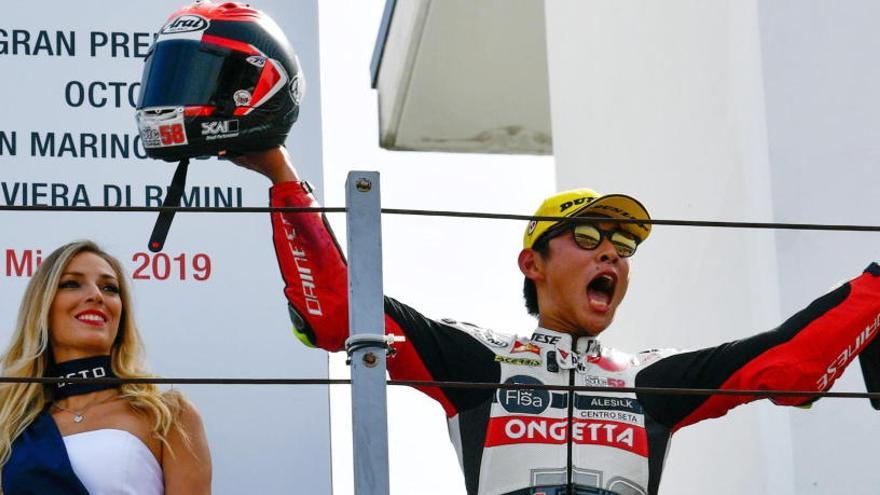 Tatsuki Suzuki, ganador de Moto3 en San Marino.