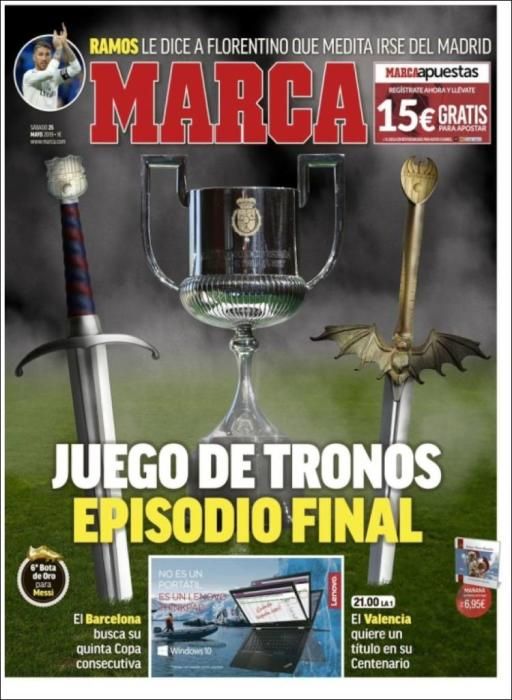 Portada MARCA sábado 25 de mayo de 2019.