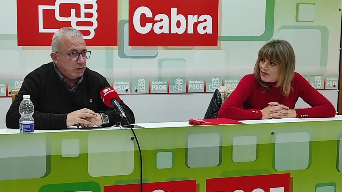 Antonio J. Caballero y Brígida Díaz, del PSOE de Cabra.