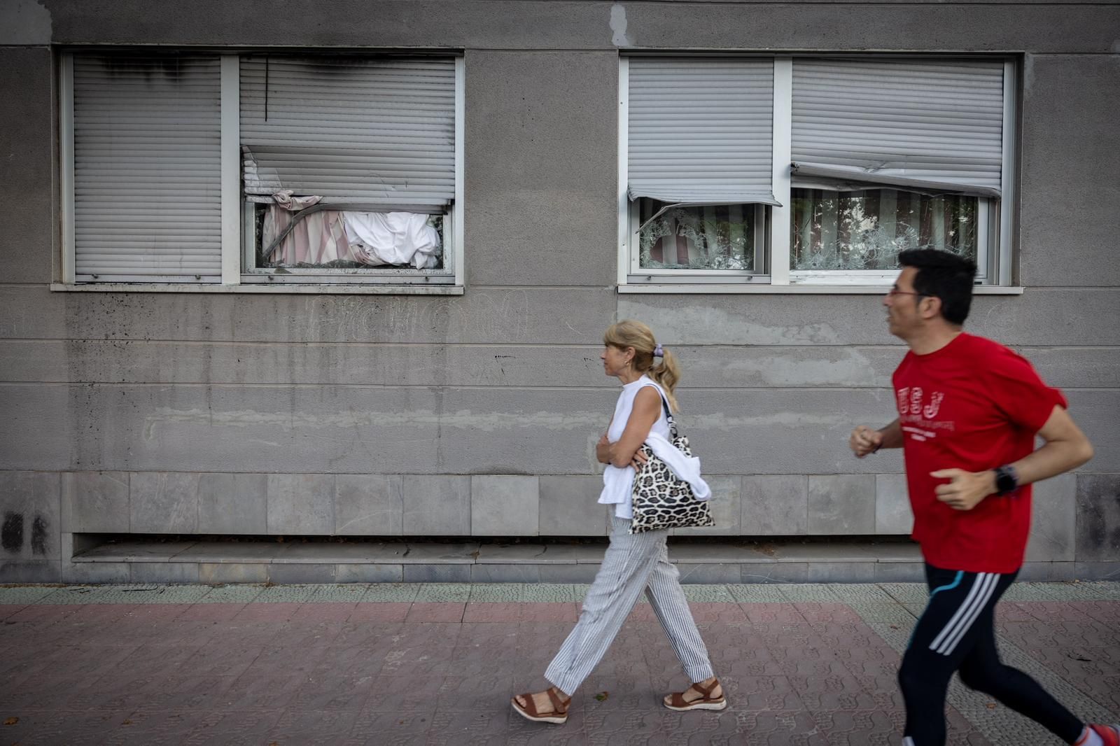 En imágenes | Asi ha quedado residencia tras el incendio en la residencia Domus Vi Zalfonada de Zaragoza