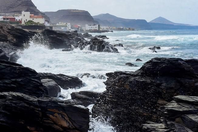 Pleamar en la zona norte de Gran Canaria