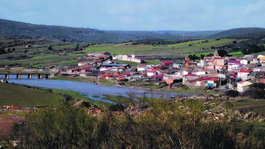 Vista del pueblo de Vegalatrave